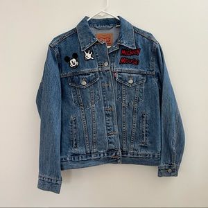 (New!) Levis Strauss & Co Mickey Mouse embroidered womens jacket